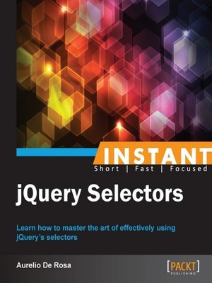 cover image of Instant jQuery Selectors